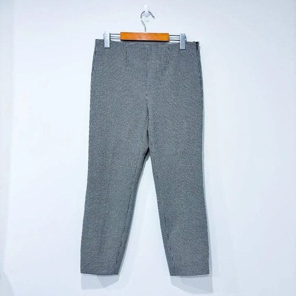 TRISTAN – Black & white checkered cropped pants | Tailored ankle fit | Size 6 * - Picture 2 of 8